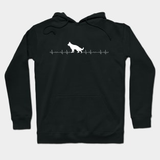 German Shepherd Heartbeat Hoodie